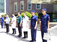 河西学院附属张掖人民医院开展2021年火灾扑救暨应急疏散演练