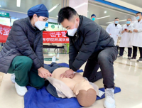 出手急救，你也可以！河西学院附属张掖人民医院开展国家急救日倡议活动暨120急救科普大讲堂公益培训